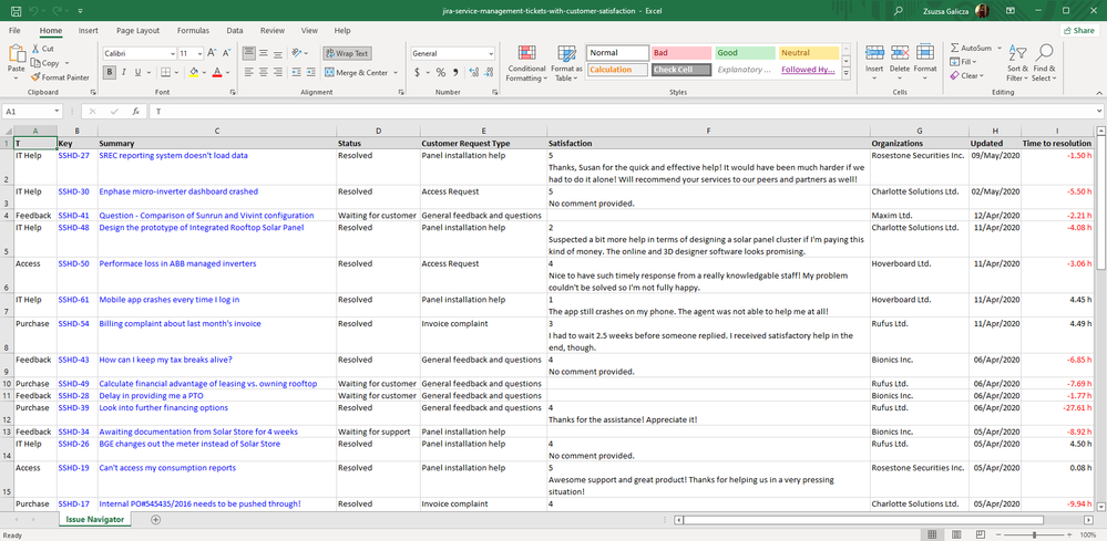 jira-excel-export-service-management-tickets-with-customer-satisfaction.png