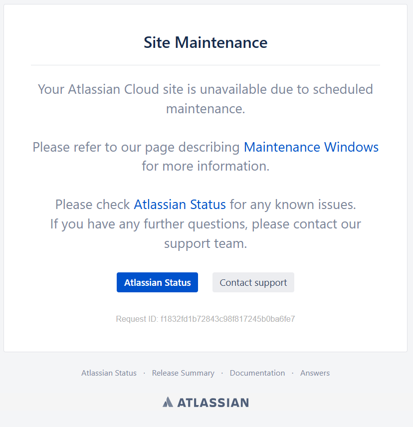 Atlassian Site Maintenance screen.png