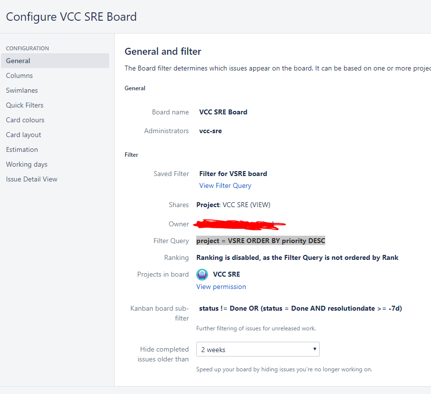 Change owner of a Board in Jira