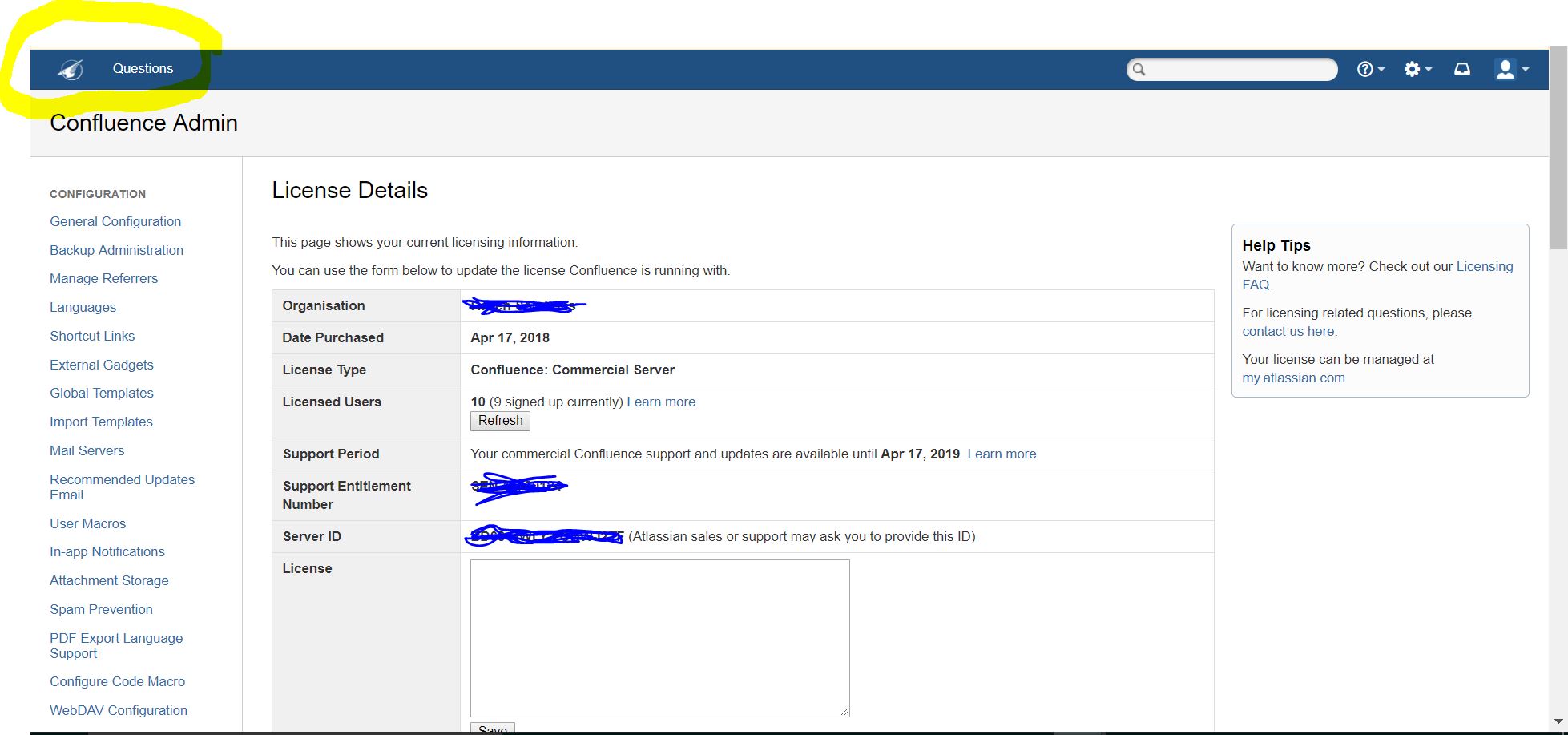 Navigation Tool Bar missing