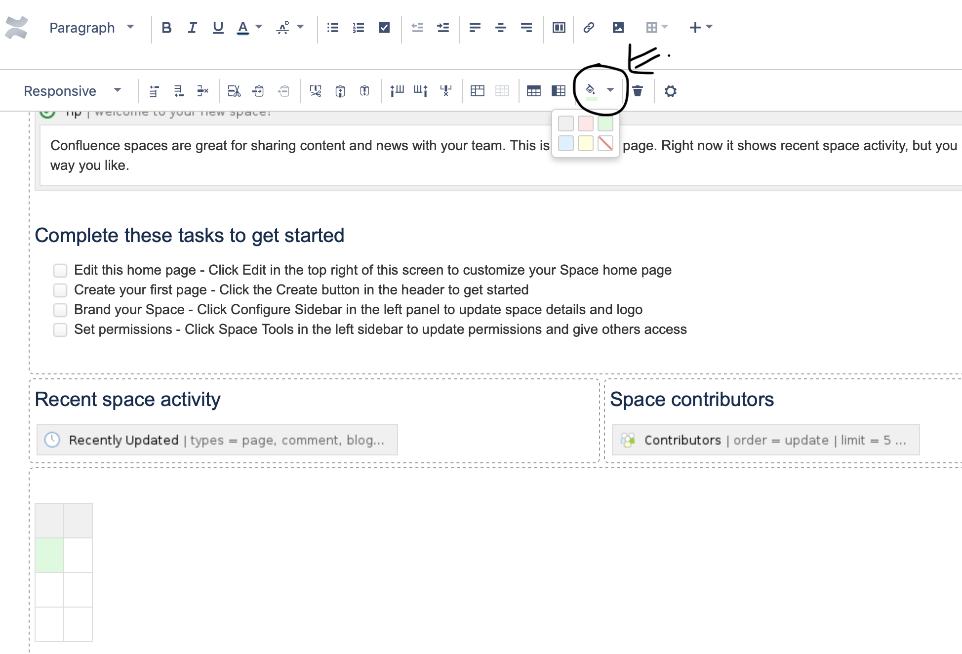Solved Add a background color to one cell