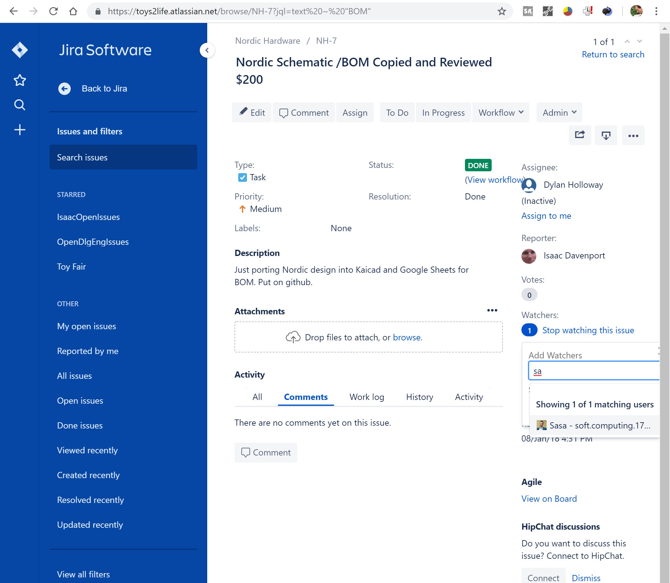 Solved Where has 'Add Watchers' gone in the new JIRA view...