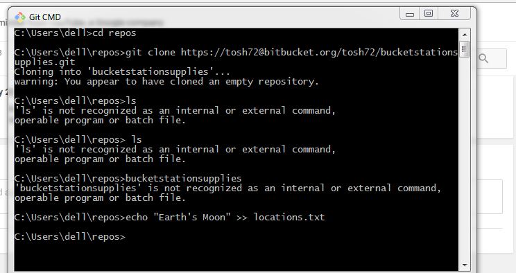 git clone windows 10 cmd