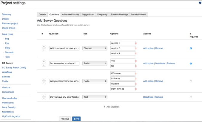 Easily customize survey questions with surveys for service desk.png