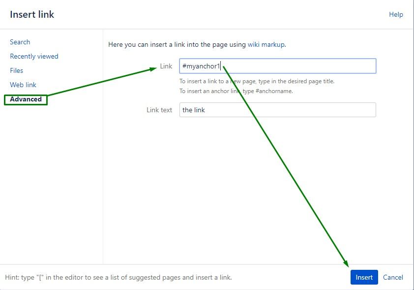 Solved Insert an Anchor