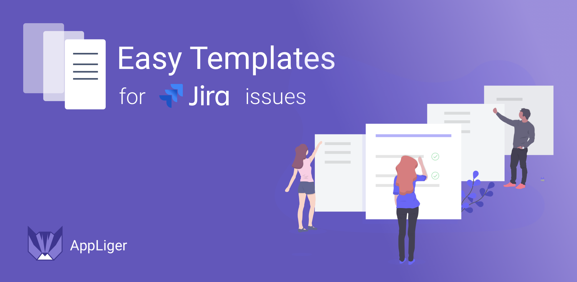 Using template. Easy Templates. Easy to use. Create subtask Jira. Jira Epic task subtask.