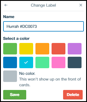 Fix Trello Label Colours —