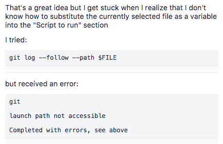 Solved: How to configure "Log Selected" in SourceTree pref...