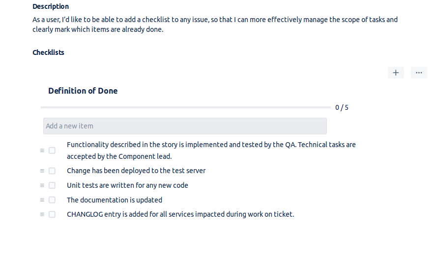 How To Track The Definition Of Done With Multiple Atlassian Community