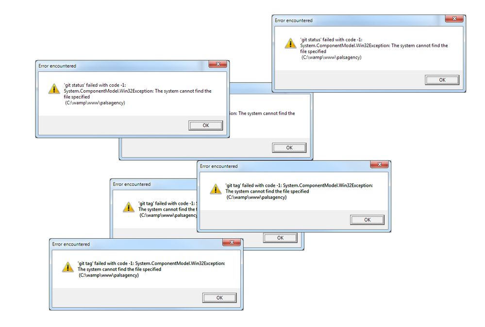 Solved Git Tag Status Log Failed With Code 1 The Syst 