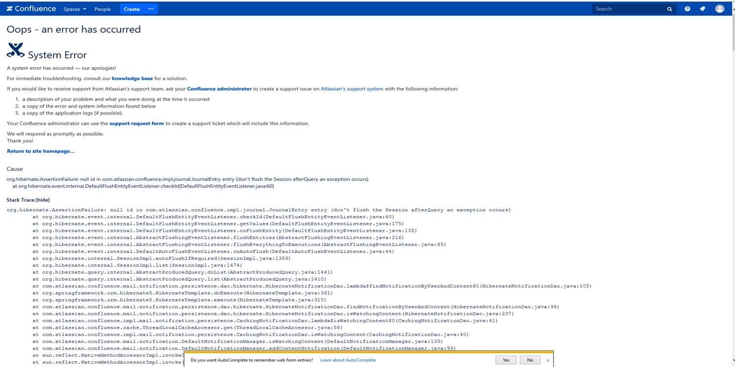 Unable to upload any files on a space - Atlassian Community