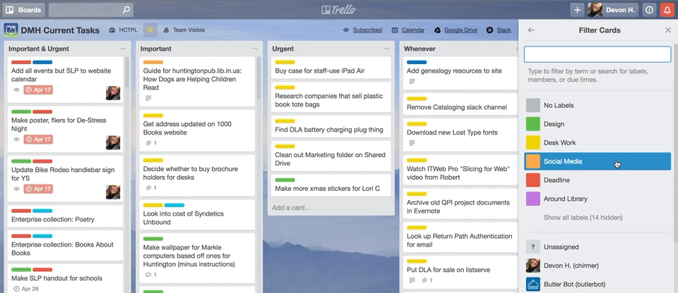 A new way to filter Trello cards (+ saying goodbye - Atlassian