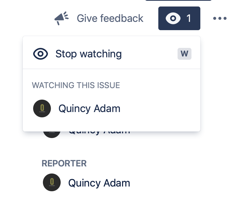 How do I display the watchers feature in the right...