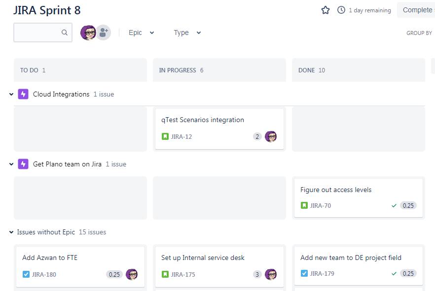 Adding Story Points To A Next Gen Scrum Board User