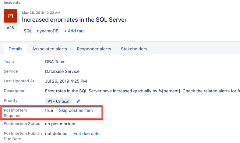 Opsgenie Post Mortem Reports Learn From Every Incident