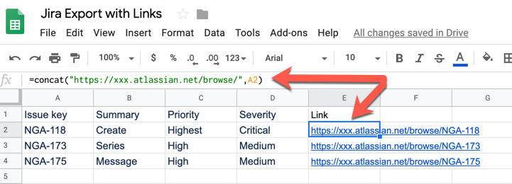 Solved: Export from JIRA Issues to Excel with links to the...