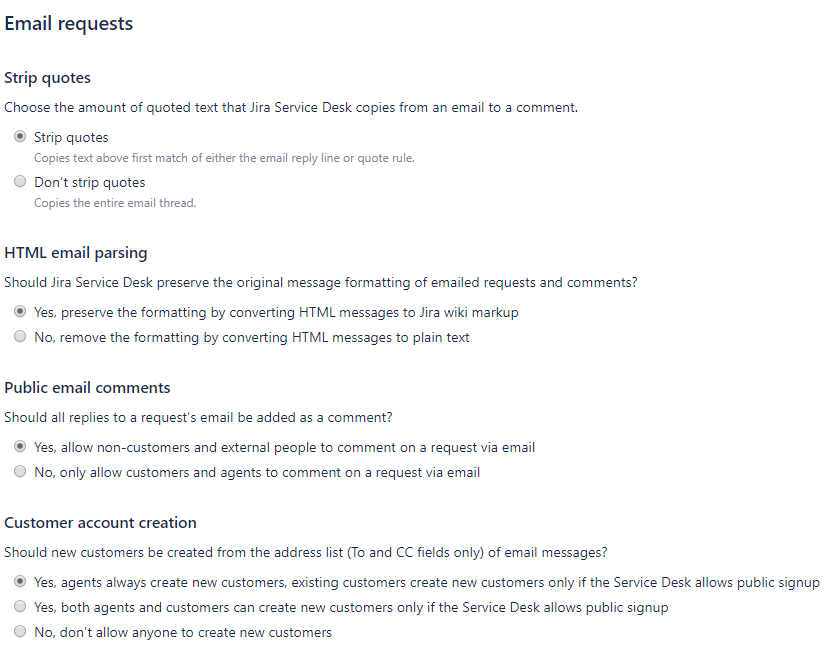 Comments From Email Internal