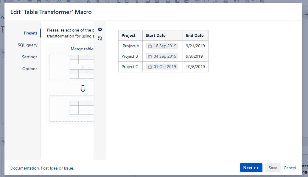 Calculating dates from a start date