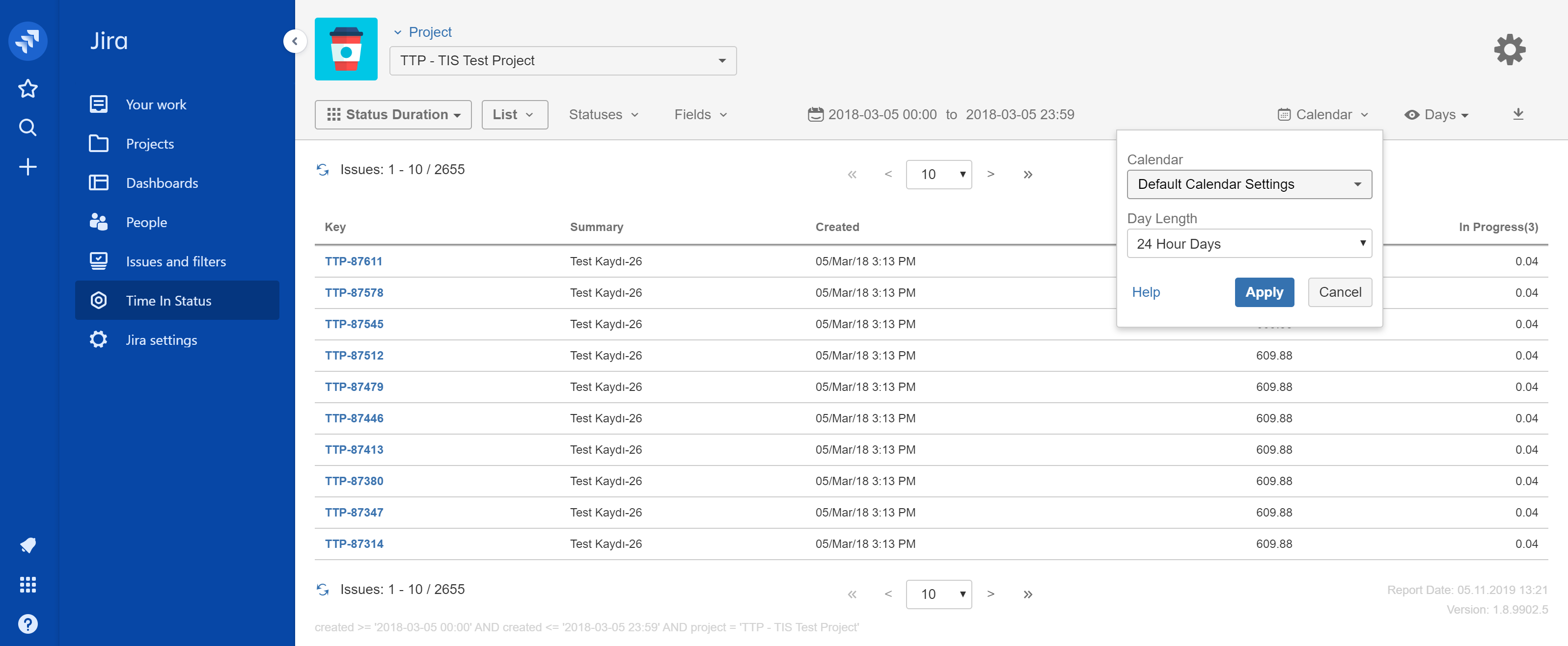 How To Track Amount Of Time Spent In Status