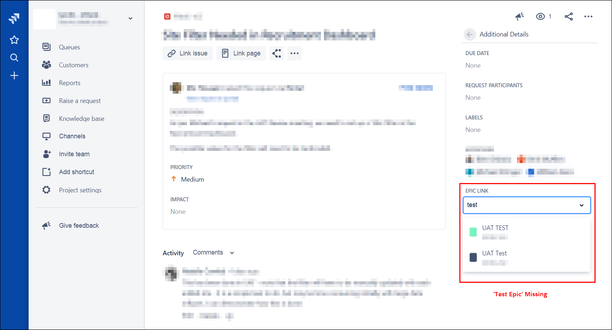 Solved Possible To Link A Jsd Issue To An Epic From A Nex