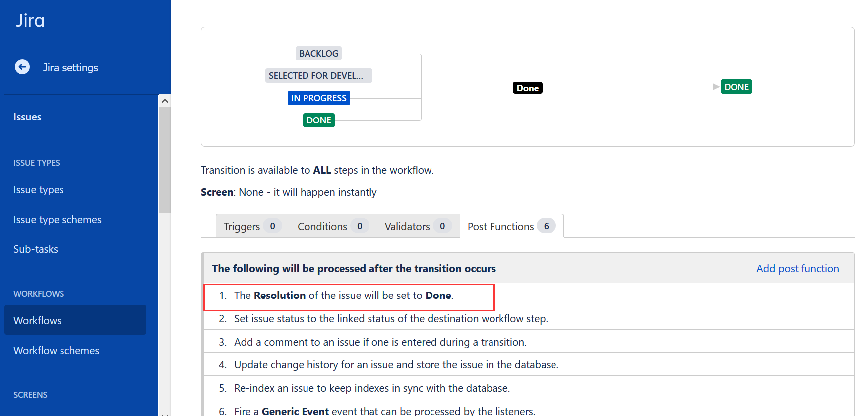 Why are my resolved and closed issue types still s...