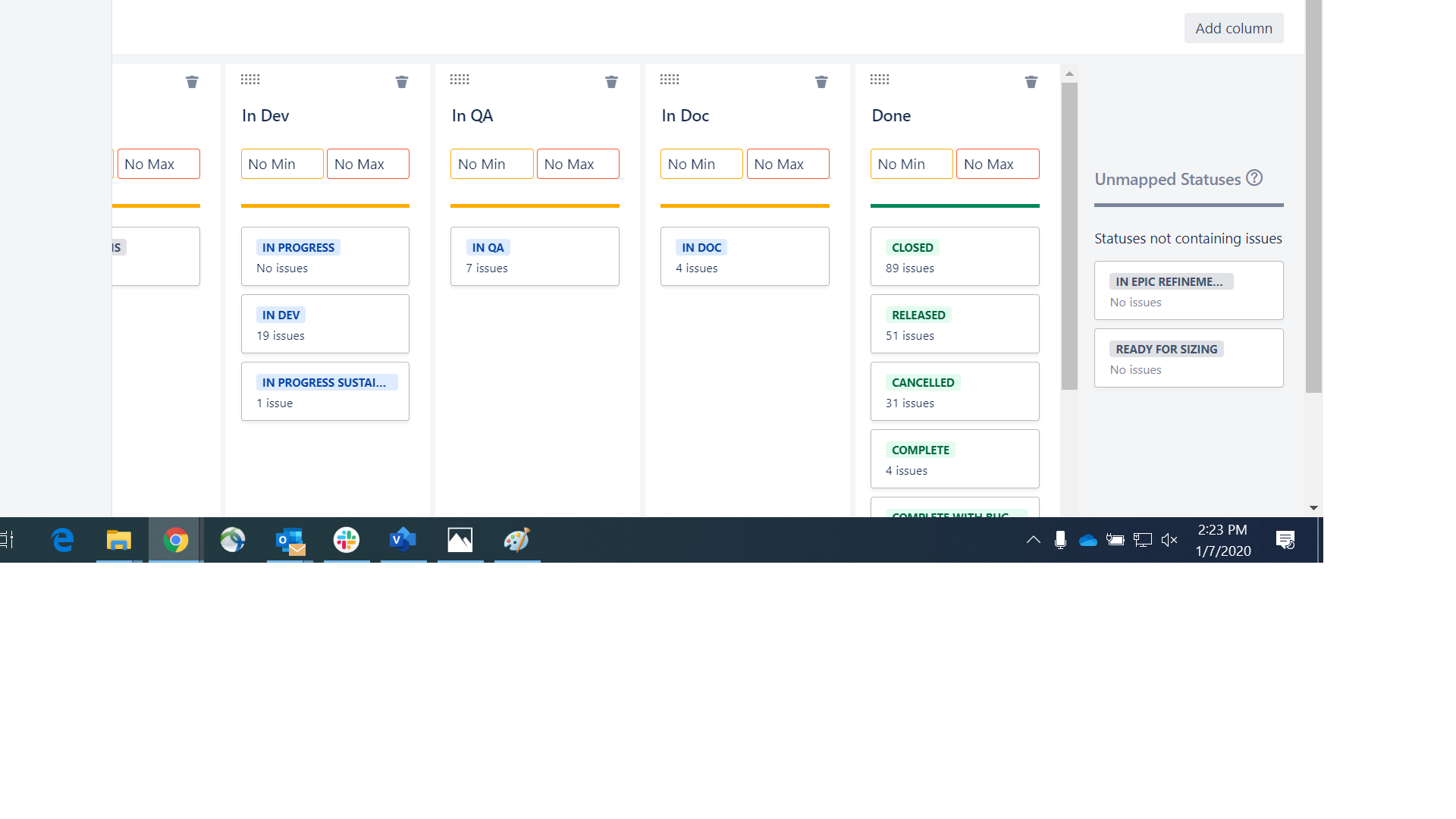 How to remove hide closed issues from backlog