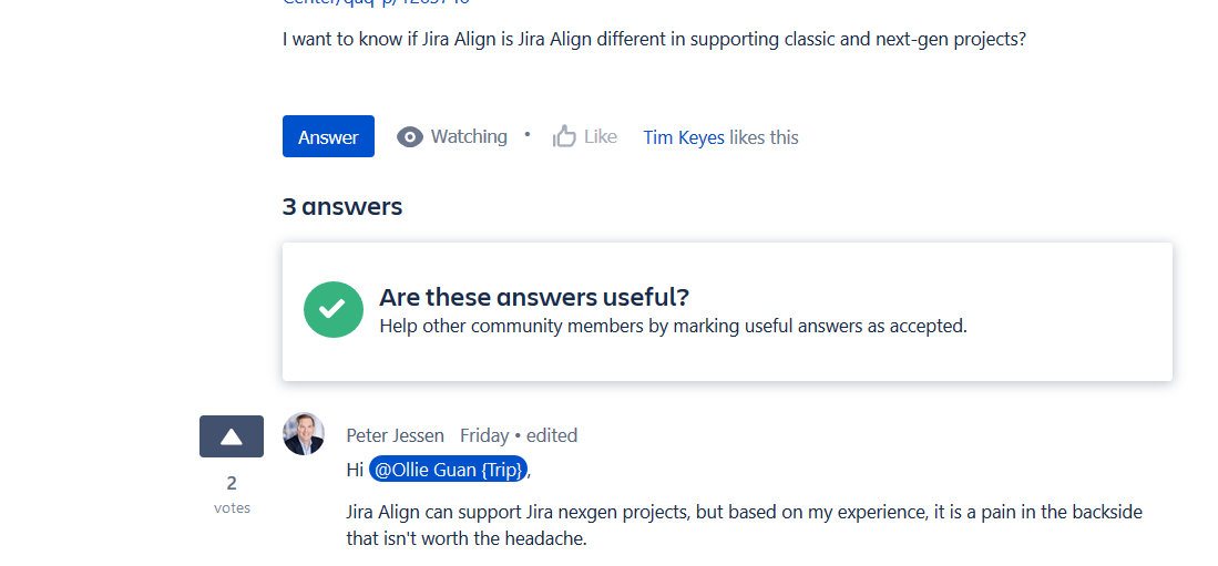 Is Jira Align Different In Supporting Classic And 