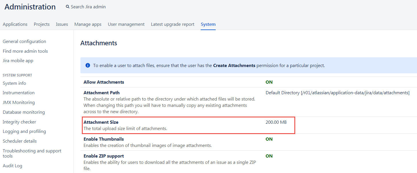 Solved: How do you increase file size limit on attachments...