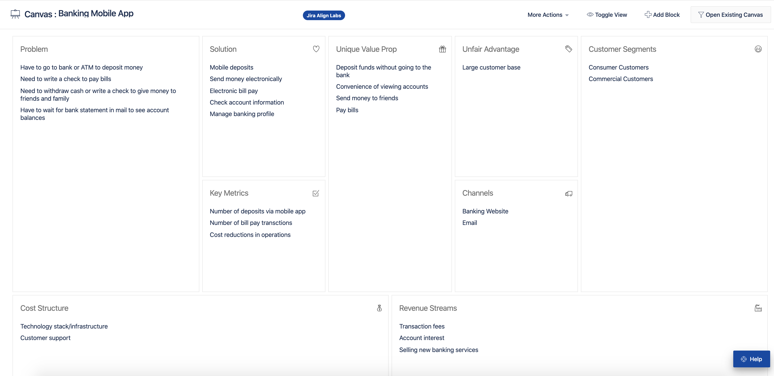 Using the Jira Align Lean Canvas to Visualize and Atlassian Community