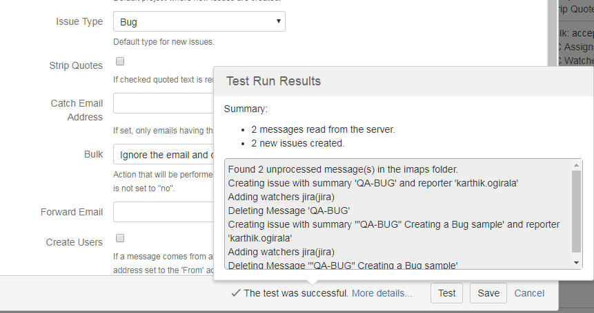 Jira Mail Handler Not Creating Issues Even Jira Ca