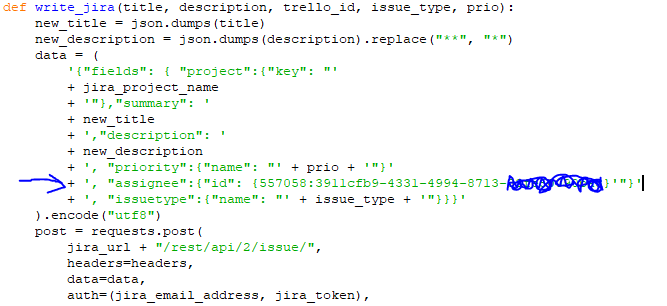 Solved Assign myself to new Jira issues by using a Pytho
