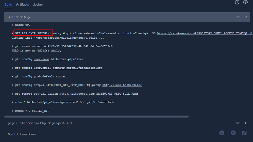 Solved: GIT LFS in Bitbucket Pipelines