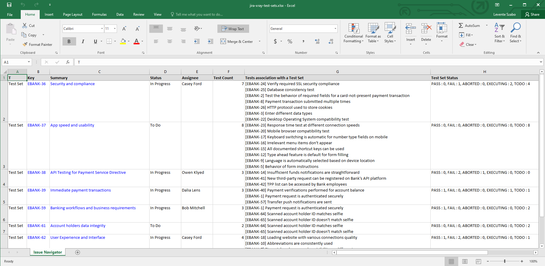 Exporting Xray traceability report - defects infor...