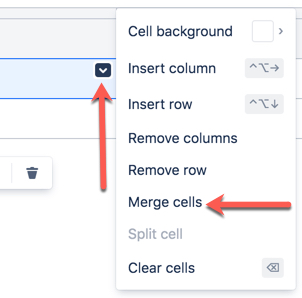 Solved Is merging cells in tables no longer possible