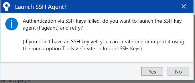 Generate ssh key pair