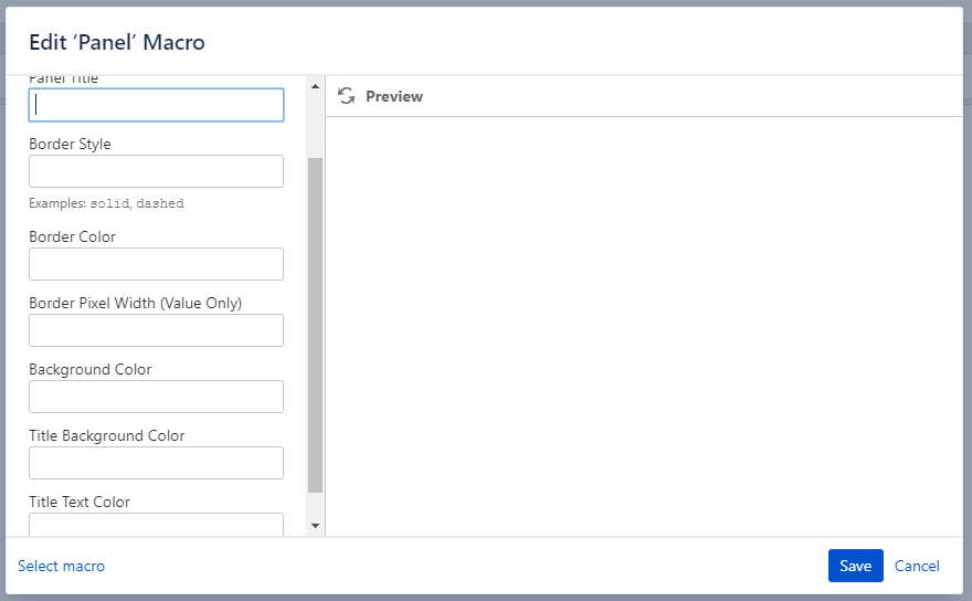 A User Macro for Making Panels Collapsible