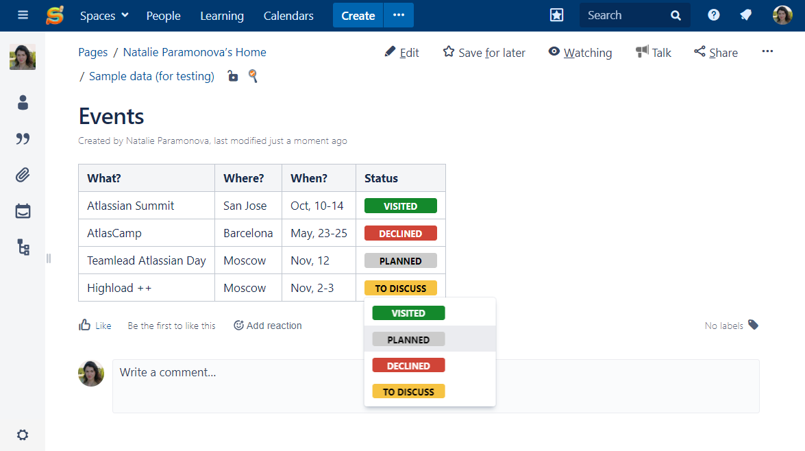 How to enter fixed values for cell drop down