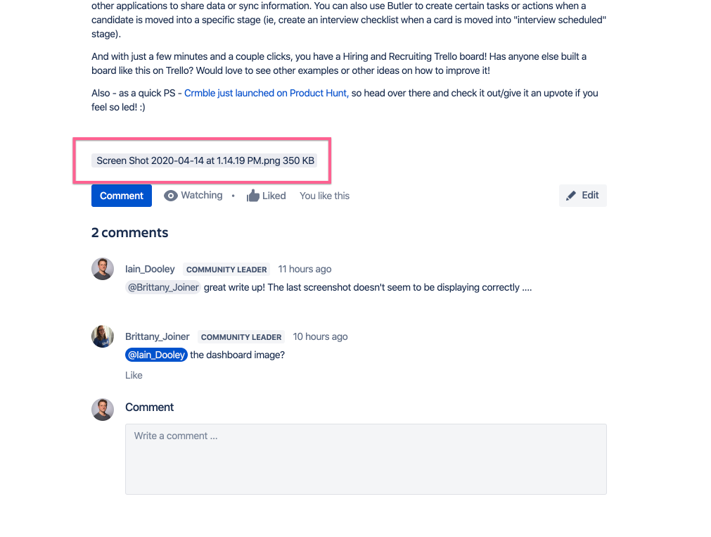 Using Trello for Hiring and Recruiting with Crmble... - Atlassian Community