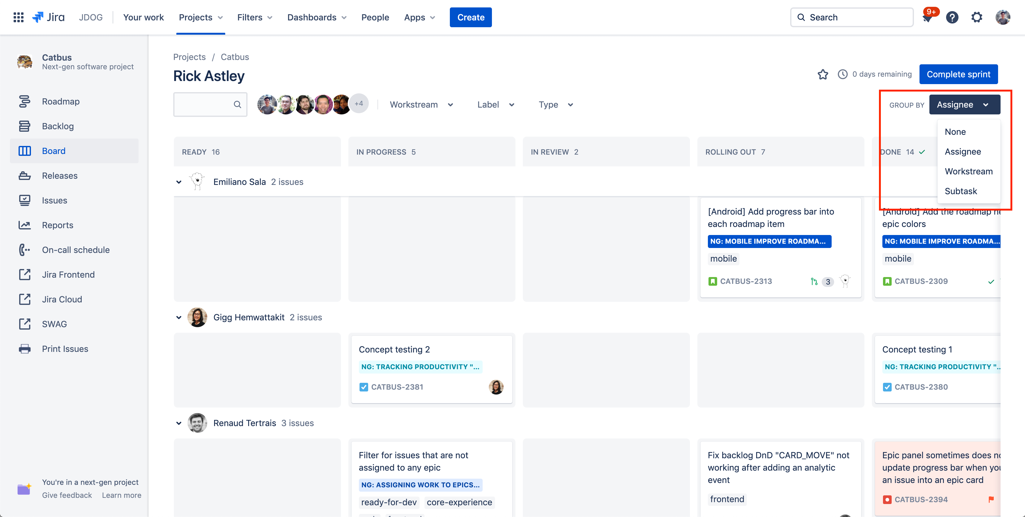 We Re Opening Up Swimlane Configuration So That Each Member Of The Team Can View Their Work On The Board In The Way That S Most Useful To Them