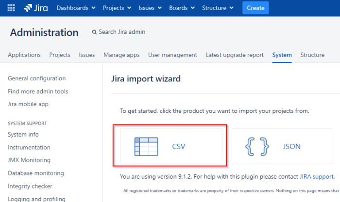 Excel to Jira - Using CSV Importer