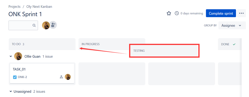 how to change color of columns