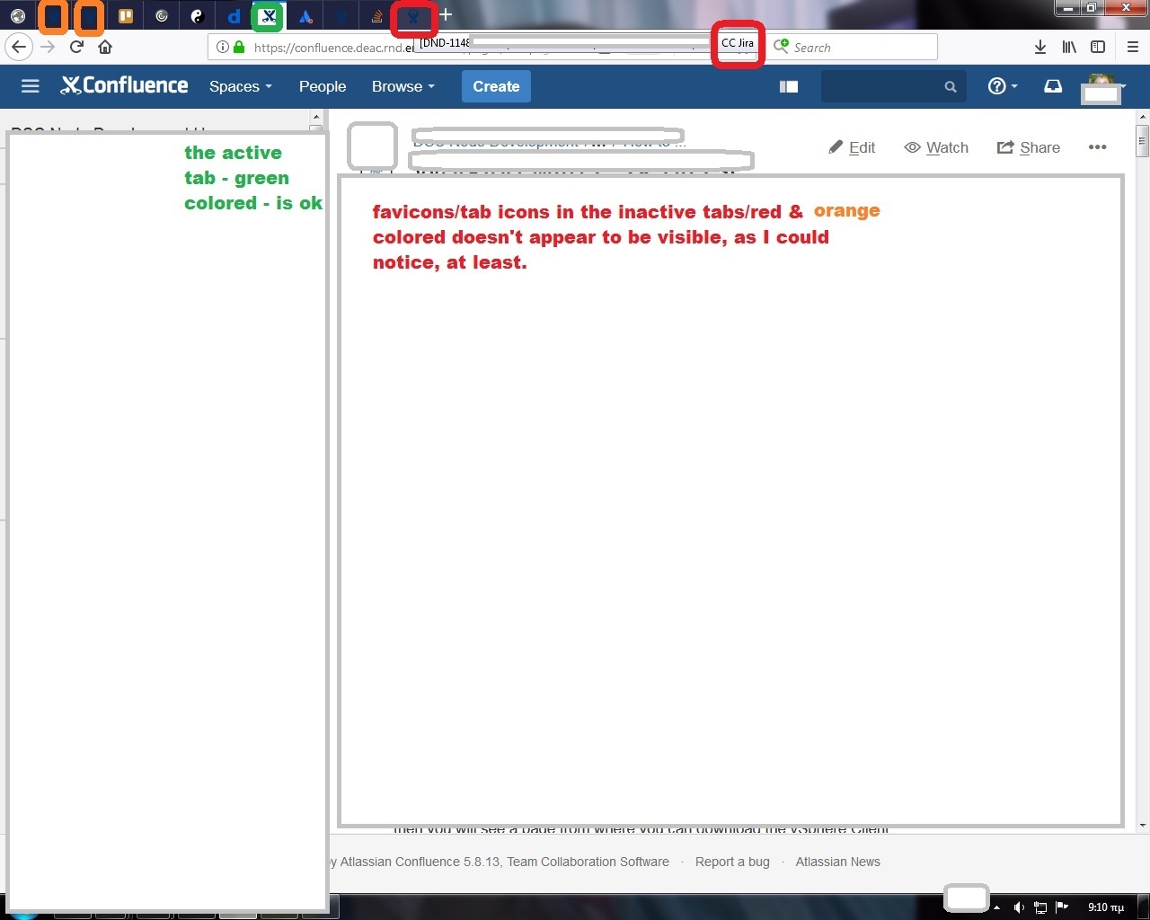 Jira Tab Icon Favicon On Firefox - Not Visible Due